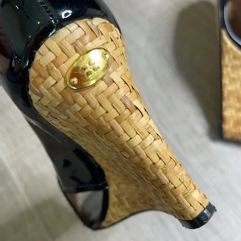 BCBGMaxAzria black patent